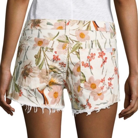 7 For All Mankind Floral Shorts - Picture 2 of 5